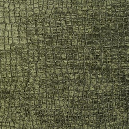 Designer Fabrics Designer Fabrics K0151Q 54 in. Wide Dark Green Textured Alligator Shiny Woven Velvet Upholstery Fabric K0151Q
